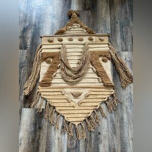 Vintage Don Freedman Inspired Boho Fiber Tapestry